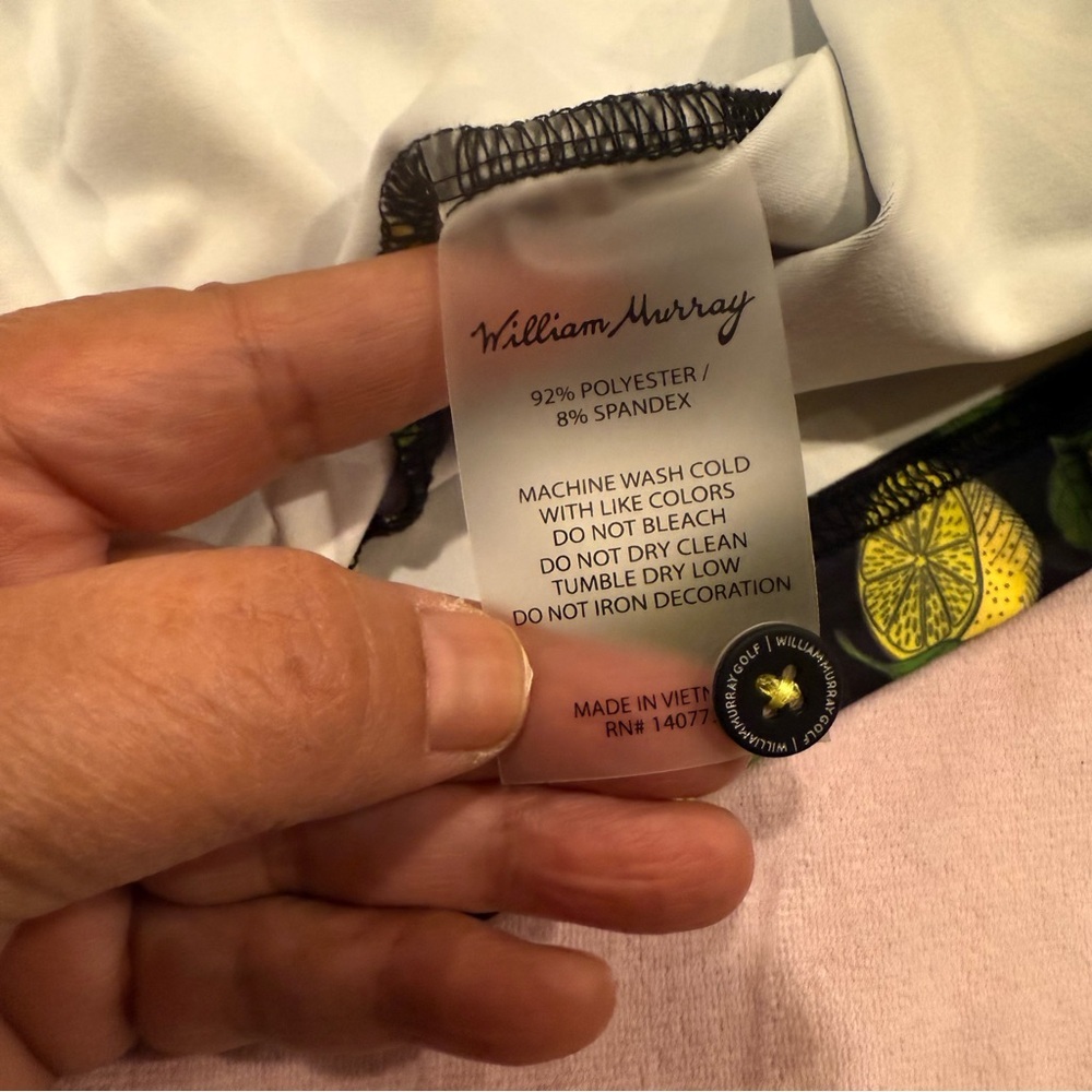 William Murray Golf Lemon Print Men's Shirt - Picture 11 of 15